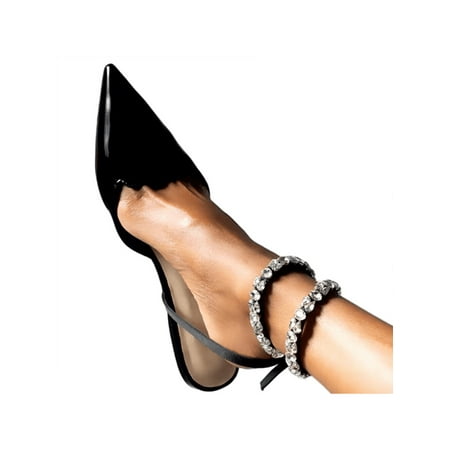 

Bellella Ladies Flat Sandal Comfort Summer Shoes Pointy Toe Sandals Buckle Flats Work Wedding Dress Shoe Patent Leather Black 6.5