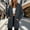 Dark Gray, variant on WIZUTIZ Women's Solid Color Zip Up Hoodie Jacket Long Sleeve Fleece Lined Pockets Casual Sweatshirt Coat Fall Winter Warm Outerwear