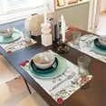thumbnail image 6 of Placemats Set of 4 / 6, Home Sweet Home Floral Placemats for Dining Table Indoor/Outdoors Heat Resistant Washable Placemats 18" x 12", 6 of 8