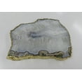 thumbnail image 2 of Grey Agate Cheese Board Organic Handmade with Elegant Gold Edge: Perfect Table Centrepiece & Home Decor, 2 of 8