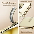 thumbnail image 6 of JETech Electroplated Case for iPhone 15 6.1-Inch, Camera Lens Full Protection, Compatible with MagSafe Wireless Charging, Shockproof Soft TPU Phone Cover (Gold), 6 of 7