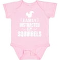 thumbnail image 3 of Inktastic Easily Distracted by Squirrels Boys or Girls Baby Bodysuit, 3 of 5