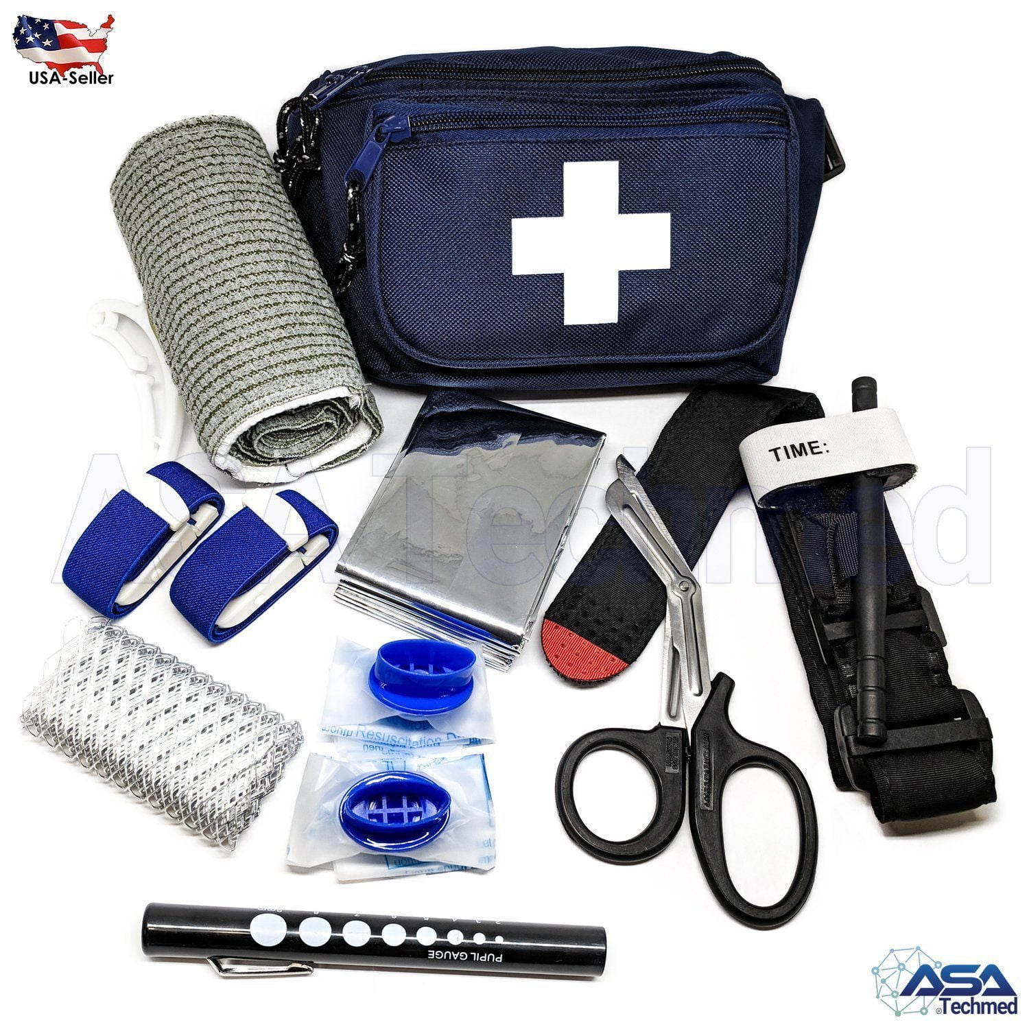 Details about   ASATechmed Premium IFAK Kit Tools-Stop Bleeding Tactical Medical Kit,USA! 