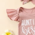 thumbnail image 6 of Futezty Girls Summer Outfits, 4th of July Baby Girl Outfits Toddler Girl Clothes Baby Summer Matching Outfits Bow Embroidery Short Sleeve Shirt Shorts Set, 6 of 9