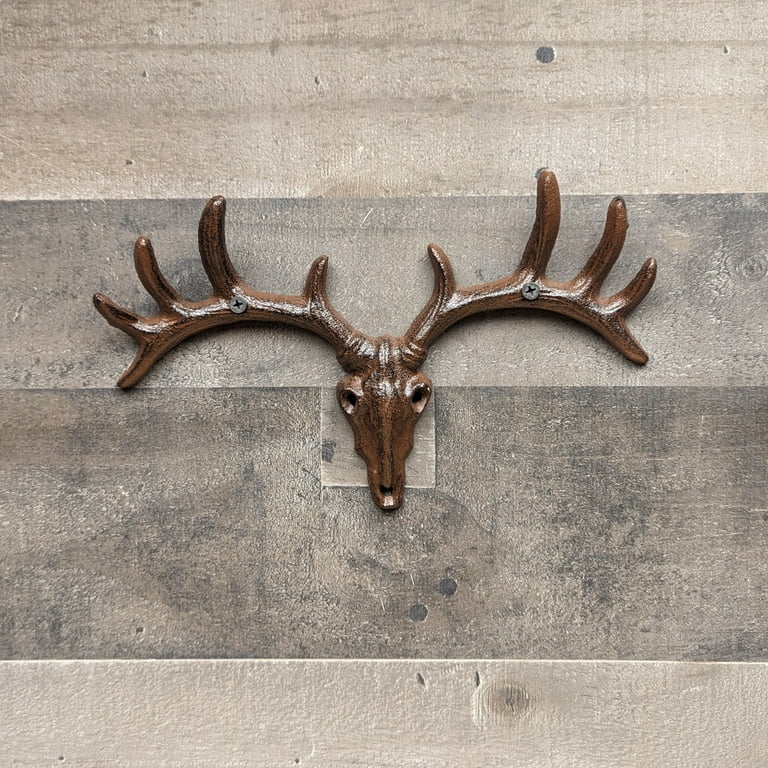Rustic Metal Stag Elk Antlers Key Ring Hook Deer Keyring Holder Cabin Wall Decor Rustic Metal Stag Elk Antlers Key Ring Hook Deer Keyring Holder Cabin Wall Decor