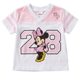 thumbnail image 2 of Disney Minnie Mouse Girls Soccer Jersey & Shorts Set, Pink 2-Piece Outfit, Toddler & Little Girls Sizes 2T-6X, 2 of 7