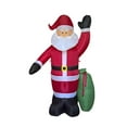 thumbnail image 1 of segolike Christmas Inflatable Santa Claus Decoration Large Inflatable Figure with Lights Xmas Decor for Backyard Outside Lawn Vacation 2.4m, 1 of 9