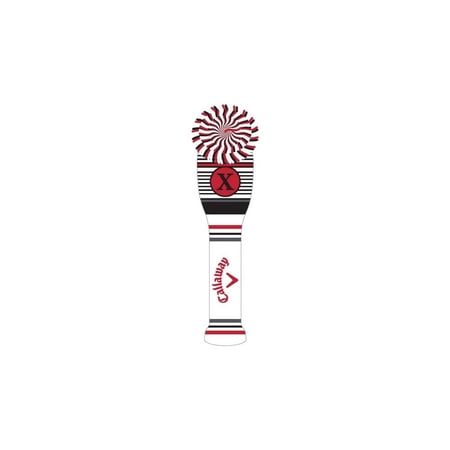Callaway AM Pom Pom Headcover HY WHT/BLK/CHRCL/RD