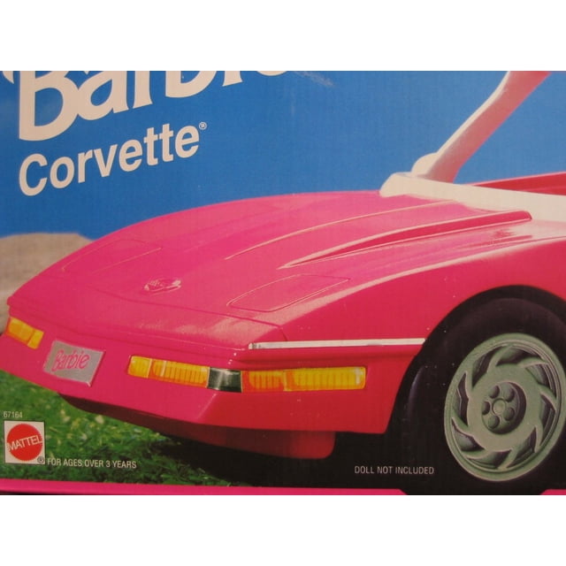 Barbie Corvette Convertible Vehicle - Coolest Sports Car Ever! (1995 Arcotoys, Mattel) Barbie -