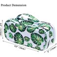 thumbnail image 4 of Tree Leaves Large Capacity Canvas Pencil Case Pen Bag Pouch Stationary Case Makeup Cosmetic Bag Gadget Box, 4 of 6