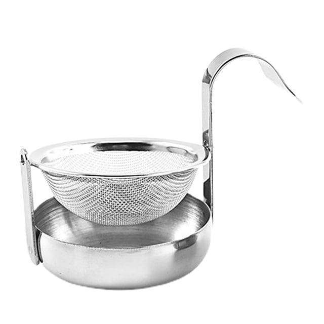 Lubelski Tea Infuser Rotatable Convenient 304 Stainless Steel Anti-rust Mesh Tea Strainer for Home