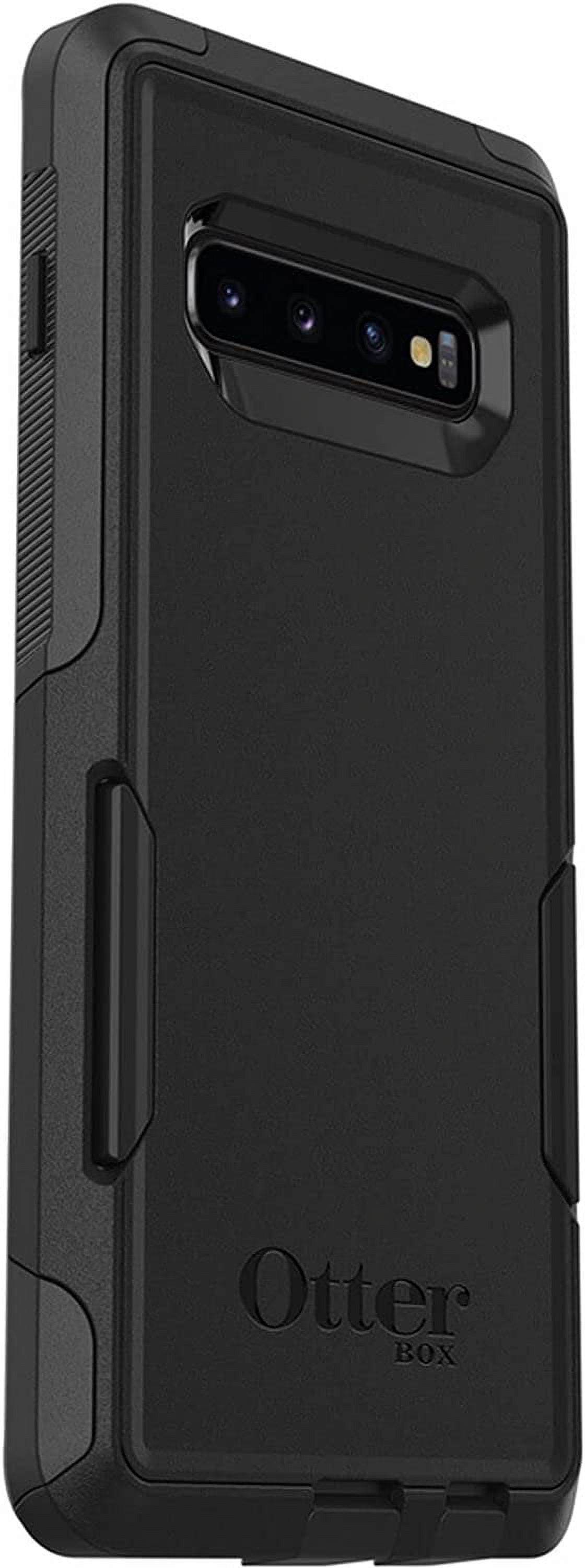 OtterBox Commuter Shock-Absorbent Cell Phone Case for Galaxy S10 Plus, Black