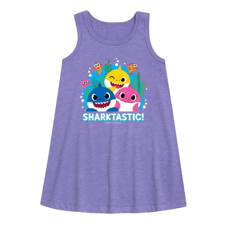 

Baby Shark - Sharktastic - Toddler and Youth Girls A-line Dress
