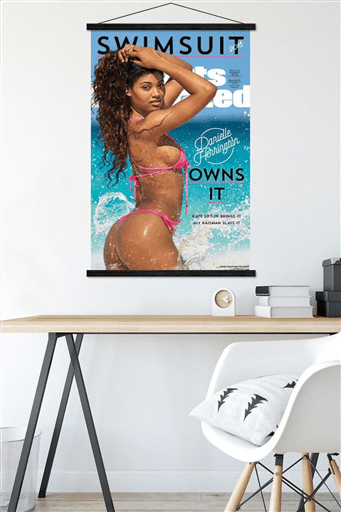 Sports Illustrated: Swimsuit Edition - Danielle Herrington Cover 18 Wall Poster with Magnetic Frame, 22.375" x 34"
