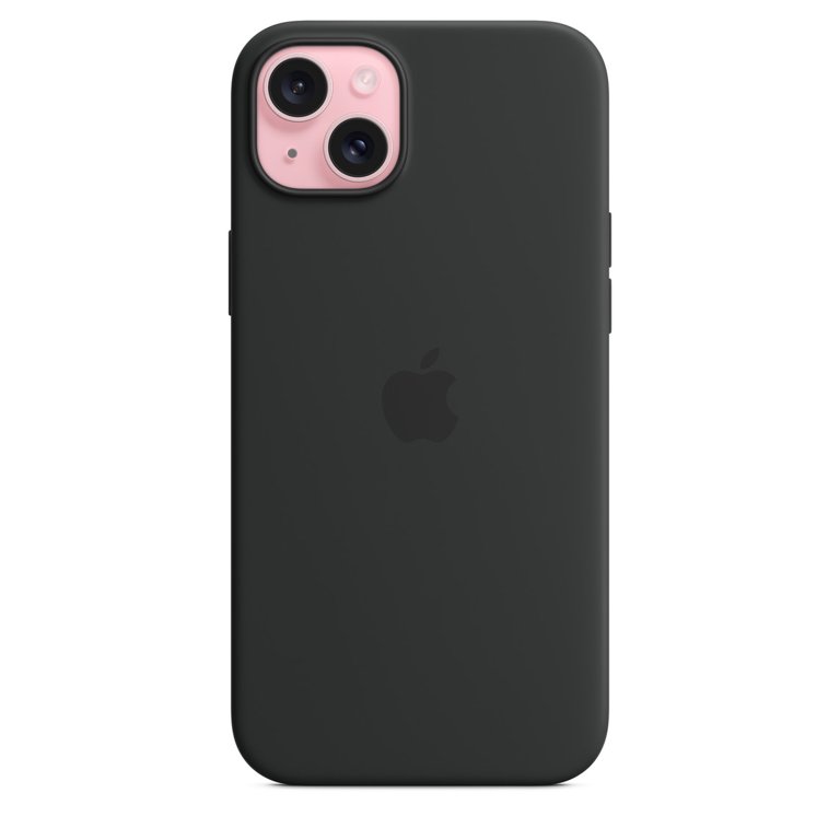 Apple iPhone 15 Plus Silicone Case with MagSafe - Black - Walmart.com