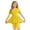 Yellow, variant on purcolt Little Girls Summer Clothes Ballerina Gymnastics Outfits 2 Piece Short Sleeve Dance Dress with Biker Shorts Yoga Activewear 5-15 Years