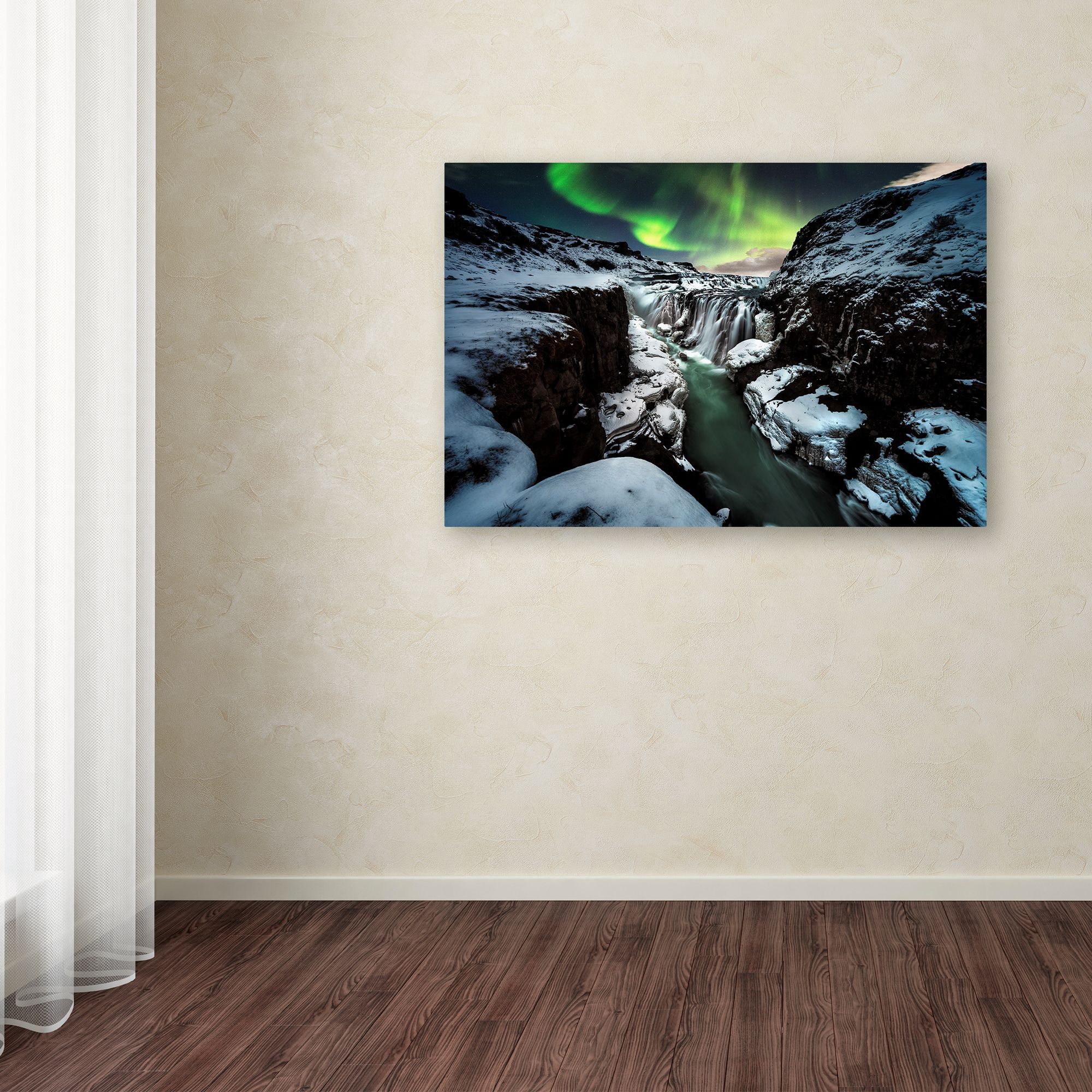 Trademark Fine Art 'Gullfoss' Canvas Art by David Martï¿½n Castï¿½n