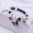 thumbnail image 2 of Sanrioed My Melody Bracelet Fashion Cute Crystal Beads Kawaii Cinnamorol Kuromi Accessories Jewelry Kawaii Toy Gril Gift, 2 of 7