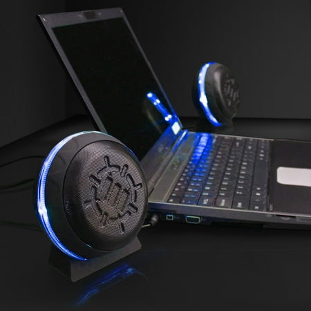 ENHANCE - SL2 USB Gaming 2.0 Computer Speakers - Blue LED