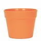thumbnail image 1 of Zhuge Maceta de plástico gruesa de boca redonda de color naranja de 4 piezas, maceta de simulación internacional de PP, maceta no porosa de 8 * 8 cm, 1 of 4