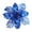 Blue, variant on WJSXC 5PC Poinsettia Artificial Christmas Decoration Flowers with Clips, Christmas Tree Ornament Glitter Flowers for Xmas Christmas Decoration Wreath Gift Boxes Indoor Outdoor Decorations