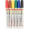 thumbnail image 2 of Tulip Graffiti Fabric Markers 6/Pkg-Rainbow - Chisel Tip, 2 of 2