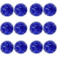 thumbnail image 1 of 12pcs Cheerleading Pom Poms For Kids, Metallic Foil Plastic Ring Cheer Pom Poms For Boy, 1 of 5