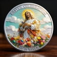 thumbnail image 3 of Rourlinge Easter Commemorative Coin, Exquisite Holiday Collectible Keepsake, Religious & Festive Symbol Challenge Coin for Gifts & Decor, 3 of 6