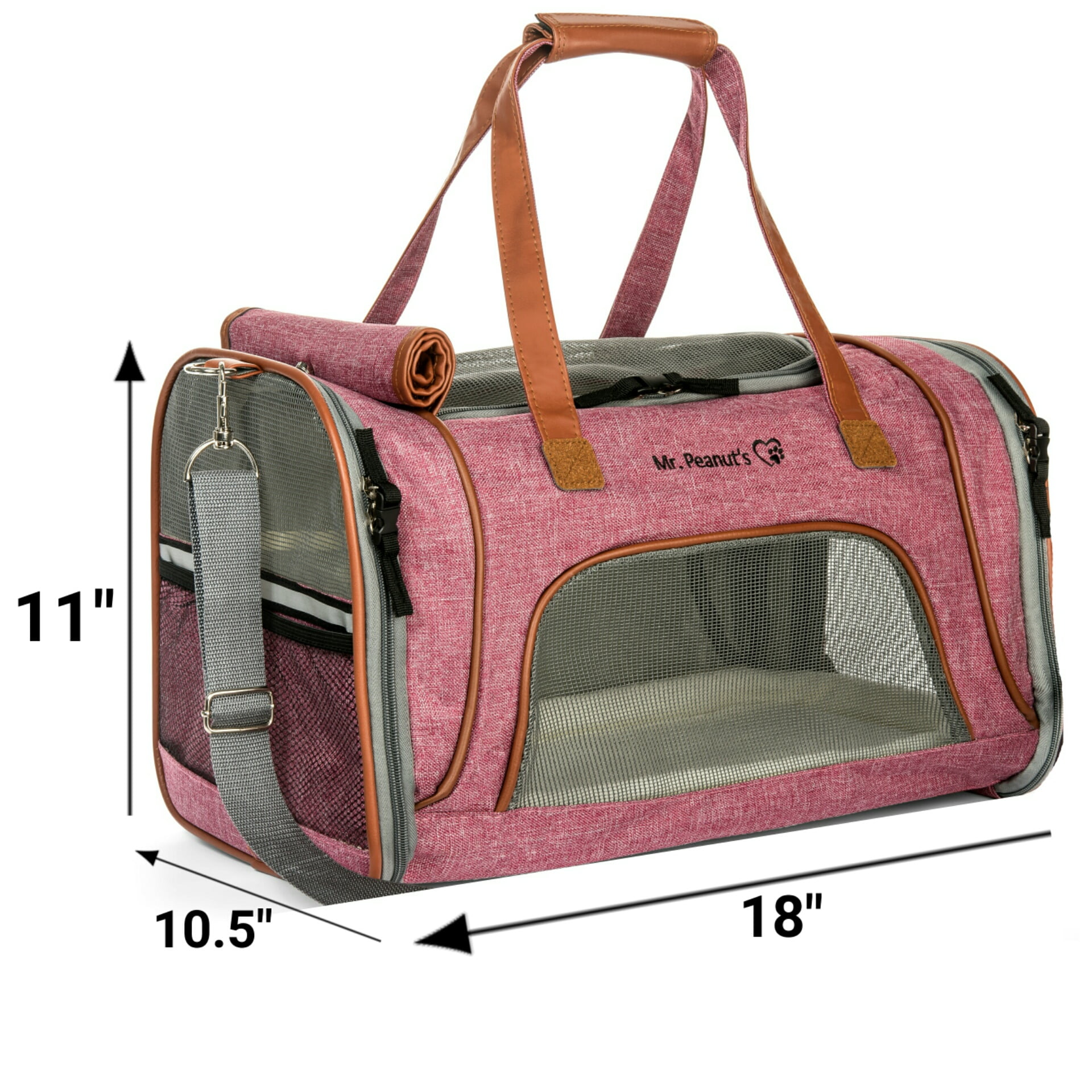 Airline Approved Soft Sided Pet Carrier by Mr. Peanut's