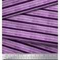 thumbnail image 3 of Soimoi Polyester Crepe Fabric Stripe Block Fabric Prints by Yard 42 Inch Wide, 3 of 3