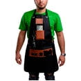 thumbnail image 1 of Mandil Parrillero con porta cerveza Don Pablo Unisex para cocina Barbacoa y asador, 1 of 5