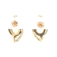 thumbnail image 3 of 14Kt Yellow Gold Ethiopian Opal With Diamond Stud Earring, 3 of 3