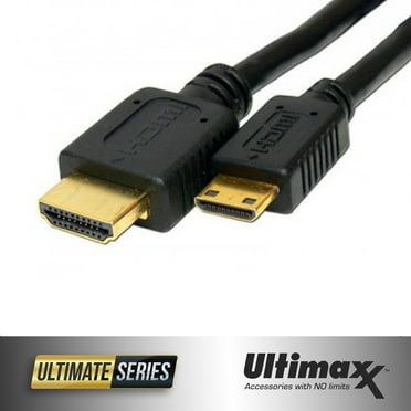 Ultimaxx 6 Ft. High-Speed Mini HDMI to Standard HDMI Cable (Type A-C)
