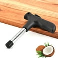 Storage Shelf Coconuts Opener Tool Cocoss Water Punch Tap Drill Straw