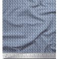 thumbnail image 1 of Soimoi Velvet Fabric Dolphin Small Fabric Prints by Yard 58 Inch Wide, 1 of 3