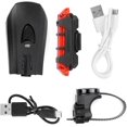 thumbnail image 3 of Bike USB Rechargeable LED Light, Bicycle Headlights Taillights Set USB Charging Warning Intelligent Sensing Light Cycling, 3 of 8