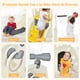 thumbnail image 5 of Costway Gran Tobogán Infantil 6 en 1 Amarillo 189,5 x 83 x 98 cm, 5 of 9