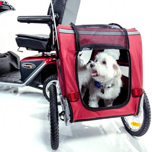 Pet Carrier Trailer for Mobility Scooters 2Wheel by Challenger