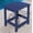Navy, variant on KINGYES Outdoor Side Table, Small Outdoor Table for Patio, Adirondack Side Tables for Outside or Indoor, Weather Resistant Easy Maintenance