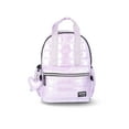 thumbnail image 3 of Justice Girls 17" Shimmer Quilted Backpack, Lunch Bag, Water Bottle, and Charm Set, 4-Piece, Purple, 3 of 5