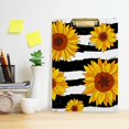 thumbnail image 6 of FMSHPON Stripe Sunflower Clipboard Hardboard Wood Nursing Clip Board and Pull for Standard A4 Letter 13x9 inches, 6 of 8