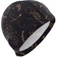 thumbnail image 1 of FYBTO Swimming Cap Mystical Constellation Space Stars and Cat Dooddle Unisex Adult FYBTO Polyester, 1 of 4