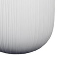 thumbnail image 4 of BenJara Keyan Accent Planter Set of 2, White Resin, Modern Round Textured, 4 of 5