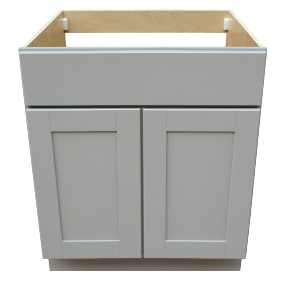 Sunny Wood Gsb30s-A Grayson 30" Wide Double Door Sink Base Cabinet - Grey