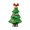 C, variant on Christmas Miniature Micro Snowy Scene Festive Decor Christmas Tree Ornament