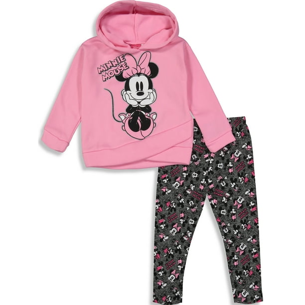 Disney Disney Minnie Mouse Toddler Girls Hoodie & Leggings Set Pink
