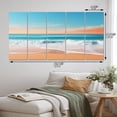 thumbnail image 4 of Designart "Coastal Simplicity Photo V" Landscapes Metal Art Print Set, 4 of 5