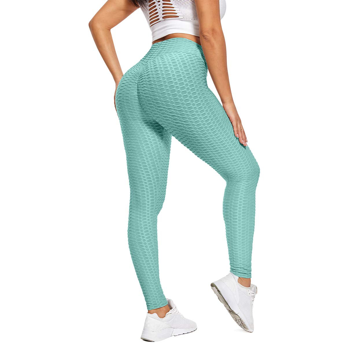 Details about   Womens Anti-Cellulite Textured Yoga Pants Scrunch Butt Leggings Workout Trousers 