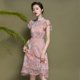 thumbnail image 2 of Nuevo diseñador de verano, ropa de mujer de alta gama, vestidos elegantes con estampado en forma de A para fiesta, 2 of 5