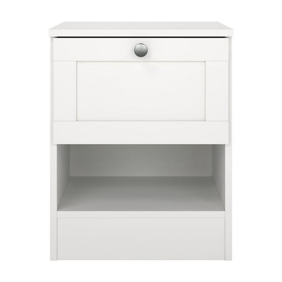Tvilum Billund 1 Drawer Bedroom Nightstand for Adults, White